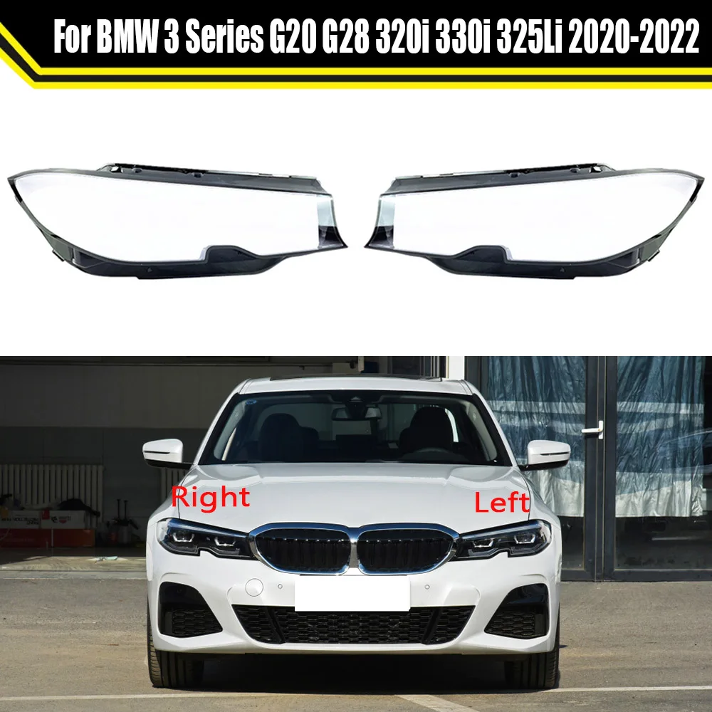 

For BMW 3 Series G20 G28 320i 330i 325Li 2020 2021 2022 Car Replacement Lampshade Case Shell Light Lamp Headlight Lens Cover