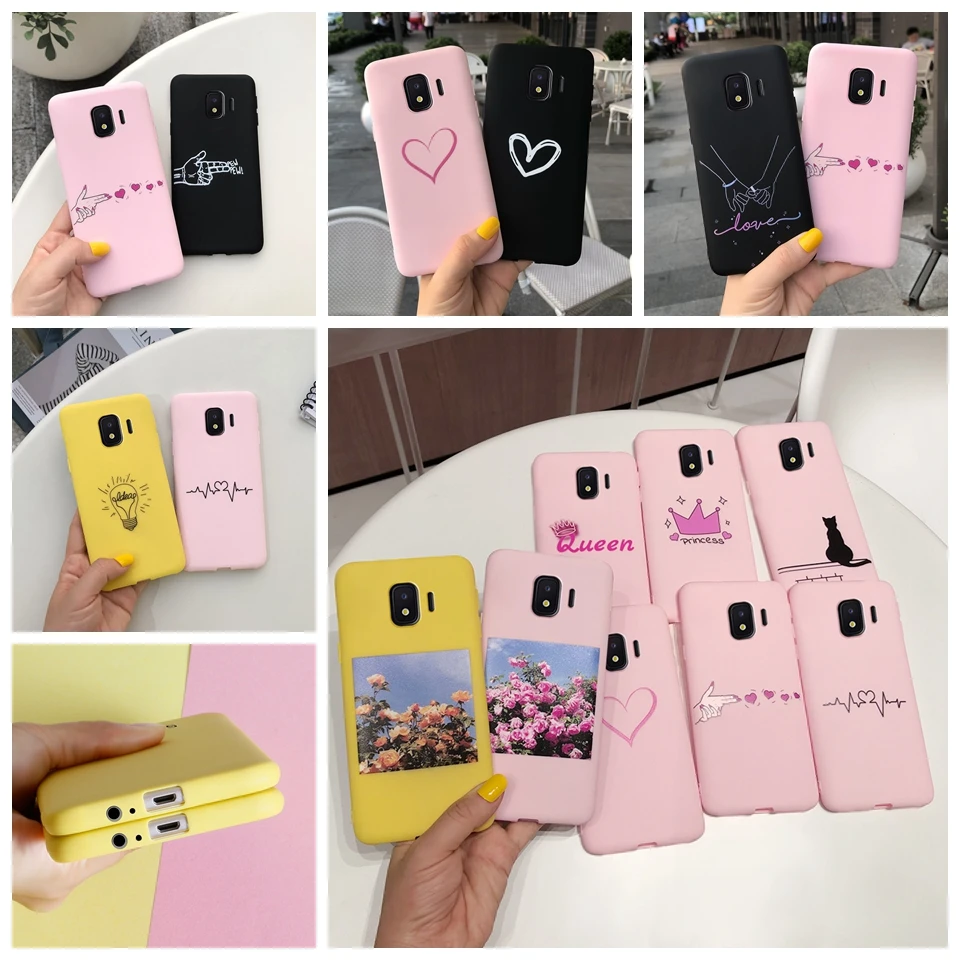 Candy Cartoon Silicone Phone Case For Samsung Galaxy J2 Core 2018 Case Samsung J260F J 2 Core J2 Prime j2 pro Bumper Back Cover