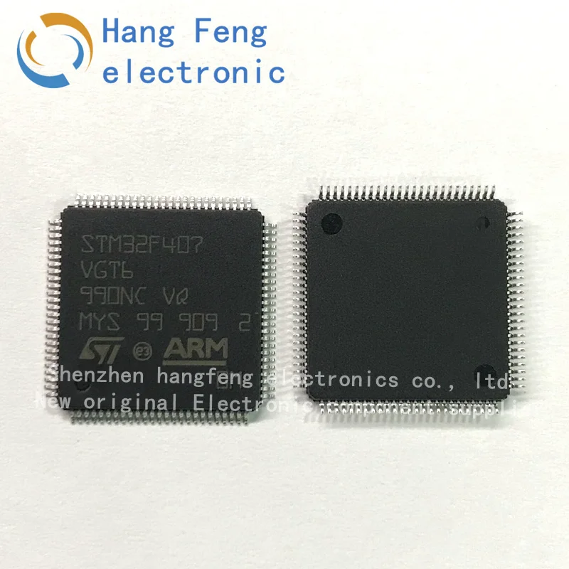 

STM32F407VGT6 STM32F407VGT6TR STM32F407 32-bit 1MB flash microcontroller LQFP100 new original