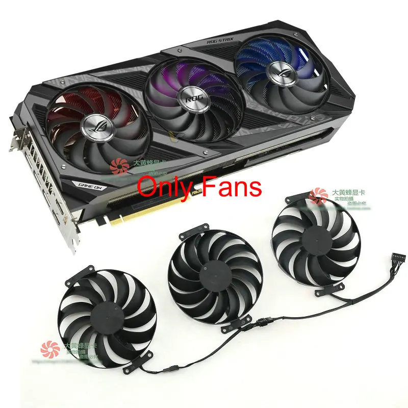 Вентилятор охлаждения для видеокарт ASUS RTX3090 RTX3080 3070 3060 ROG STRIX, T129215SU