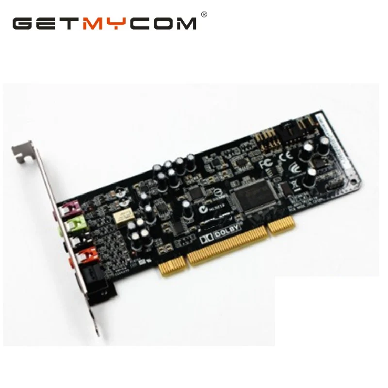 Getmycom Original FOR ASUS Win10 XONAR DG PCI 5.1 Sound card PCI-E pcie support