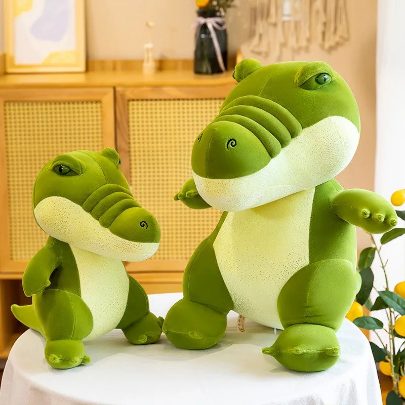 Giant prawdziwe realistyczne stojący krokodyl pluszowe zabawki miękkie wypchane zwierzę krokodyl poduszka symulacja aligator Doll Room Sofa Decor