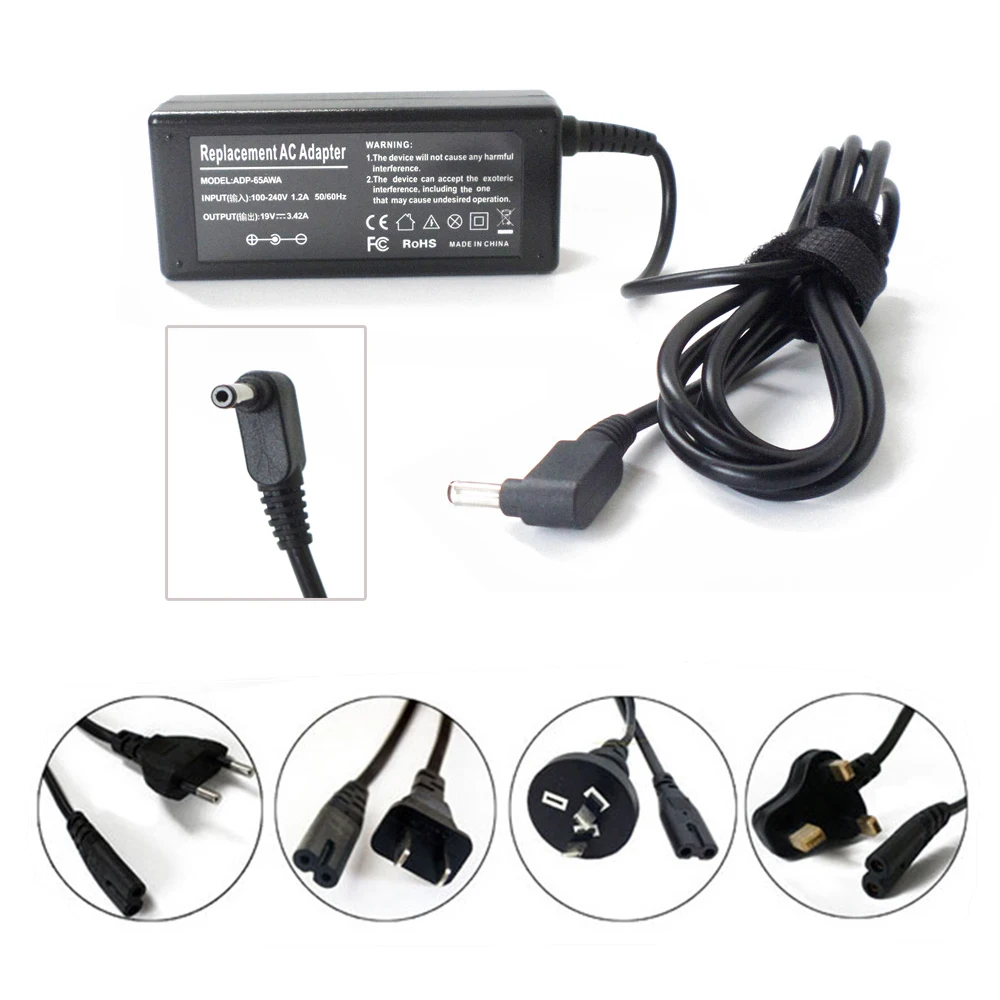 New 19V 3.42A 65W Notebook AC Adapter Power Supply Cord Battery Charger For Asus ZenBook UX330UA UX360CA UX360UA UX430UQ Laptop