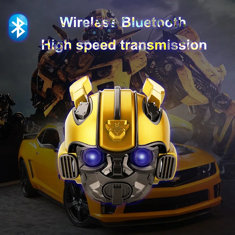 Mini Transformers Subwoofer Bluetooth Speaker Outdoor Portable Wireless Speakers Super bass Column Bumblebee Boombox caixa desom