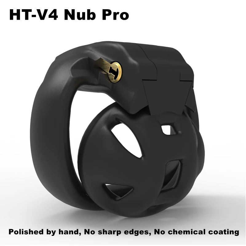 BLACKOUT 2021 3D Design Breathable Air Nub Pro Cage Male Chastity Device HT-V4 Penis Ring Cobra Cock Belt Adult Sex Toys