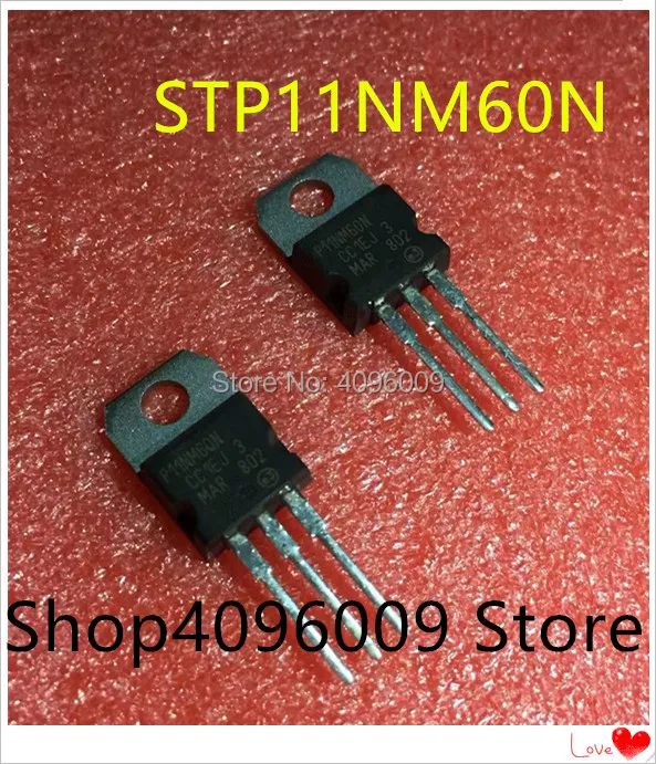 10pcs/lot P11NM60N STP11NM60N STP11NM60 TO-220 MOS FET 600V 11A