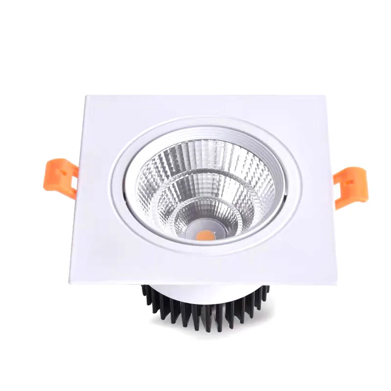 Dimmable LED downlight COB spotlight ceiling light AC85-265V 7w9w12w15w20w 25w recessed downlight  squar led panel light - Image 2