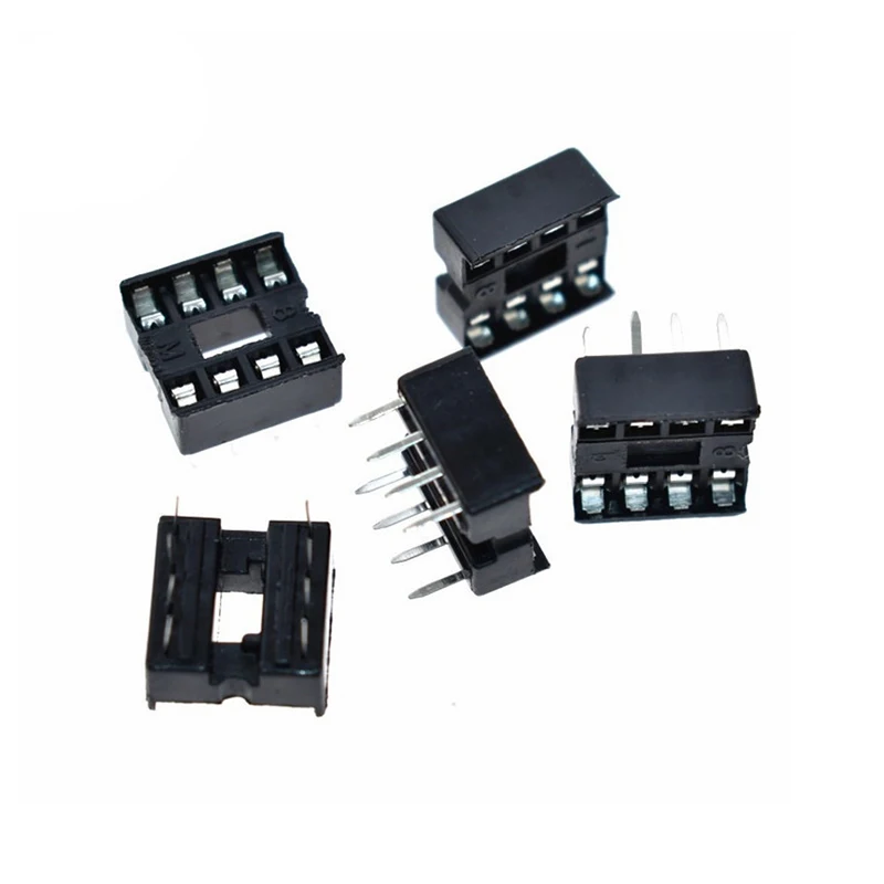 Imagem -02 - Adaptador de Soquete Dip ic Kit de Soquetes tipo de Solda 68141618202428 Pinos para Ne555 74hc Adaptador ic Soquetes de Conector 66 Tamanhos de