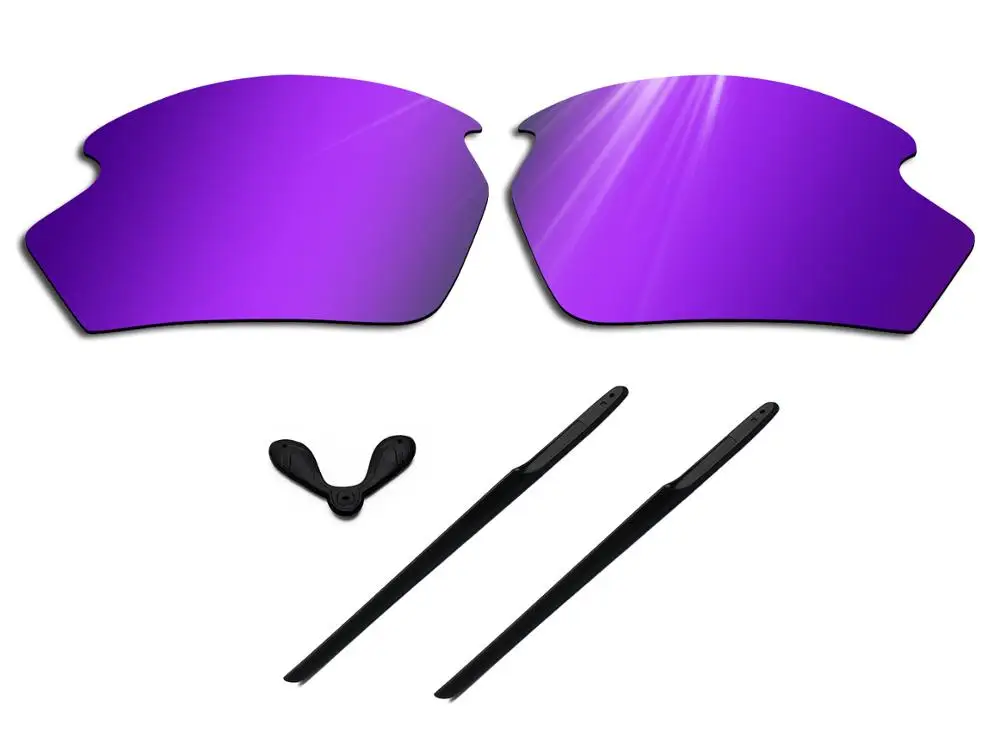 

Glintbay 100% Precise-Fit Deep Purple Replacement Lenses and Black Rubber kit for Rudy Project Rydon (SN79 ONLY) Sunglasses