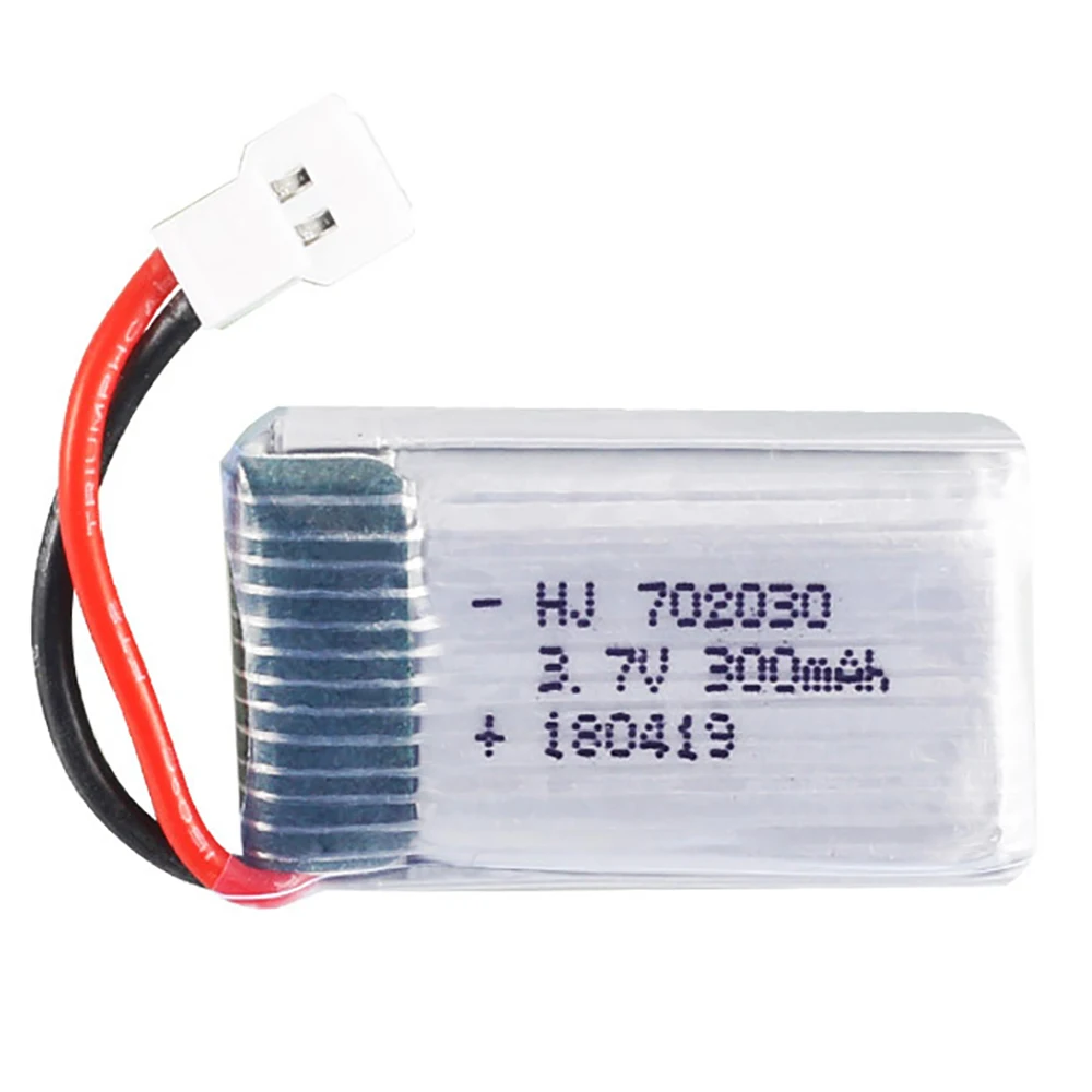 3.7V 300mAh 702030 Lipo Battery With Charger For Udi U816 U830 F180 E55 FQ777 FQ17W Hubsan H107 Syma X11C FY530 RC Drone Parts