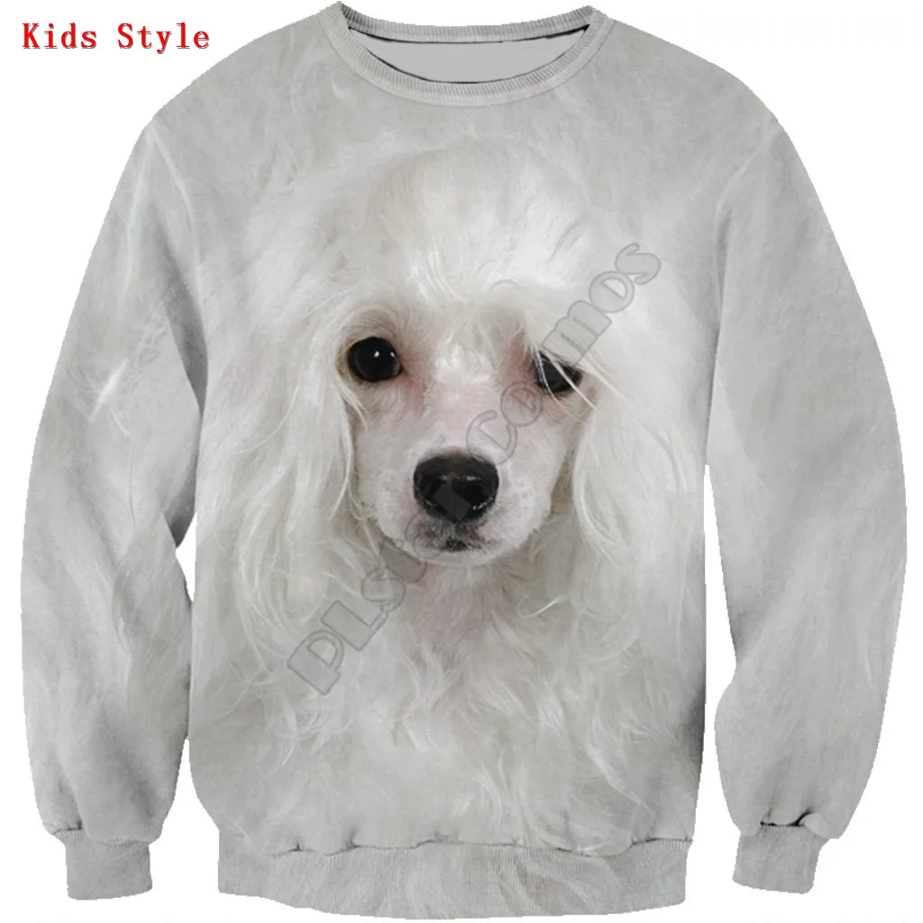 

Chinese Crested 3d printed Hoodies Pullover Boy For Girl Long Sleeve Shirts Kids Funny Animal Sweatshirt 02