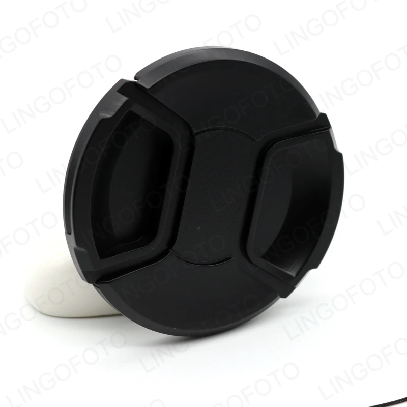 10 Uds Universal 82mm 86mm pellizco central Snap-on tapa de lente frontal para Canon para Nikon para cámara Sony