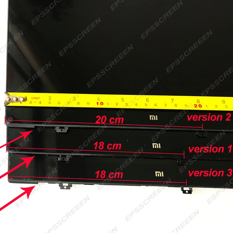 Imagem -06 - Tela do Portátil para Xiaomi mi Notebook Air 13 13.3 Display Lcd Monitor Fosco Fhd Edp 30 Pinos de Vidro Ips Led Lq133m1jw15