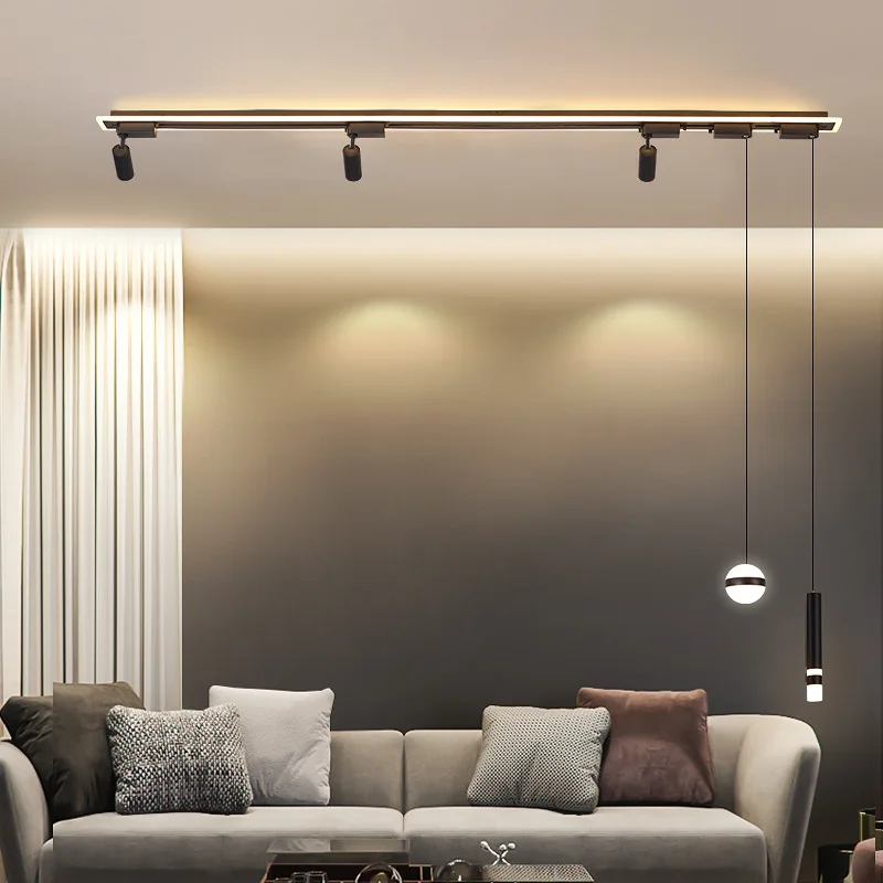 

Nordic Modern LED Track Ceiling lamp aisle living room background wall cloakroom store restaurant DIY rcombination Light