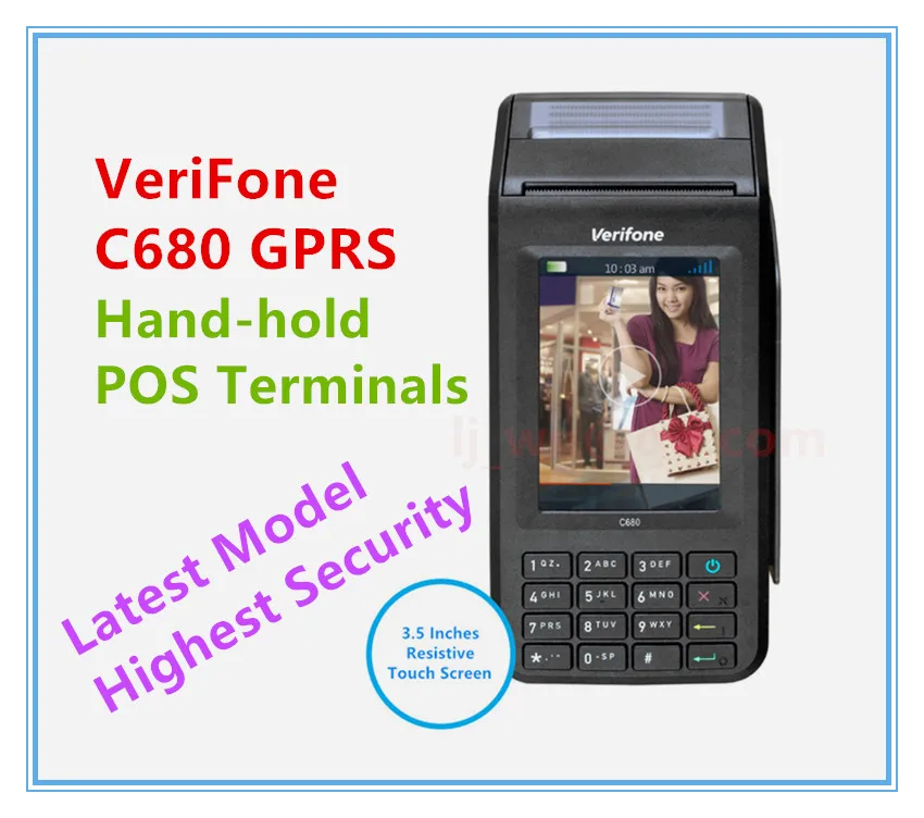 Verifone C680 GPRS for Credit Card Pos Terminals