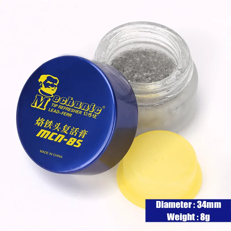 MECHANIC Soldering Tip Refresher Clean Paste for Oxide Solder Iron Tip Welding Sting Head Resurrection