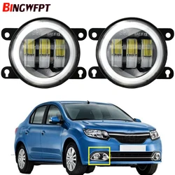 Car Styling LED Bulb H11 Fog Light Angel Eye DRL 12V For Renault Megane 2/3 Duster Logan Fluence Koleos Kangoo Sandero Thalia