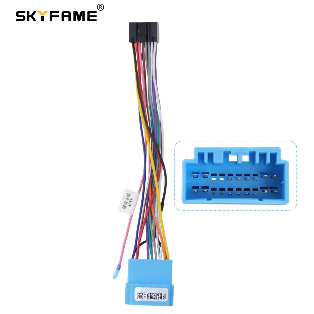 SKYFAME Car Wiring Harness Adapter For Buick Excelle Wuling Hongguang S Chevrolet Epica