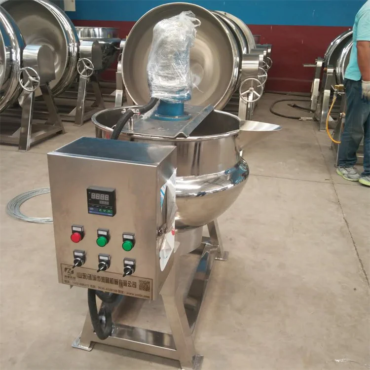 50L pequeño negocio de cocina máquina hervidora de Gas Cocina eléctrica de la máquina mezcladora