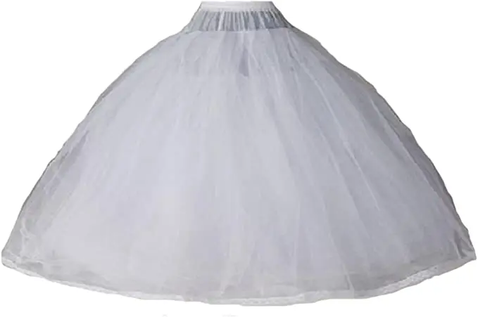 Women's 3 Layers Tulle Ball Gowns Dresses Petticoats with No Rings