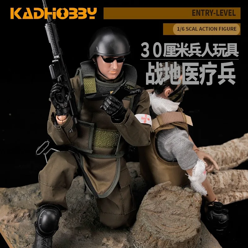 1/6 Scale Medical Soldier Figures Movable Joint 12\