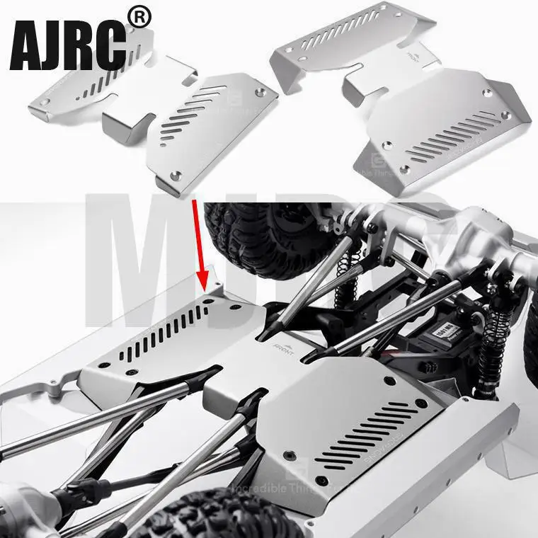 

Stainless Steel Metal Armor Chassis Protection For Side bar guard 1/10 RC Crawler Car Vanquish Scout VP VS4-10 ORIGIN