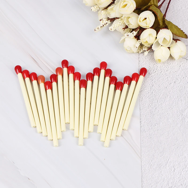 20 Pcs Creative Novelty Matchstick Ballpoint Pen Joke School Supplies Match Pens Stationery