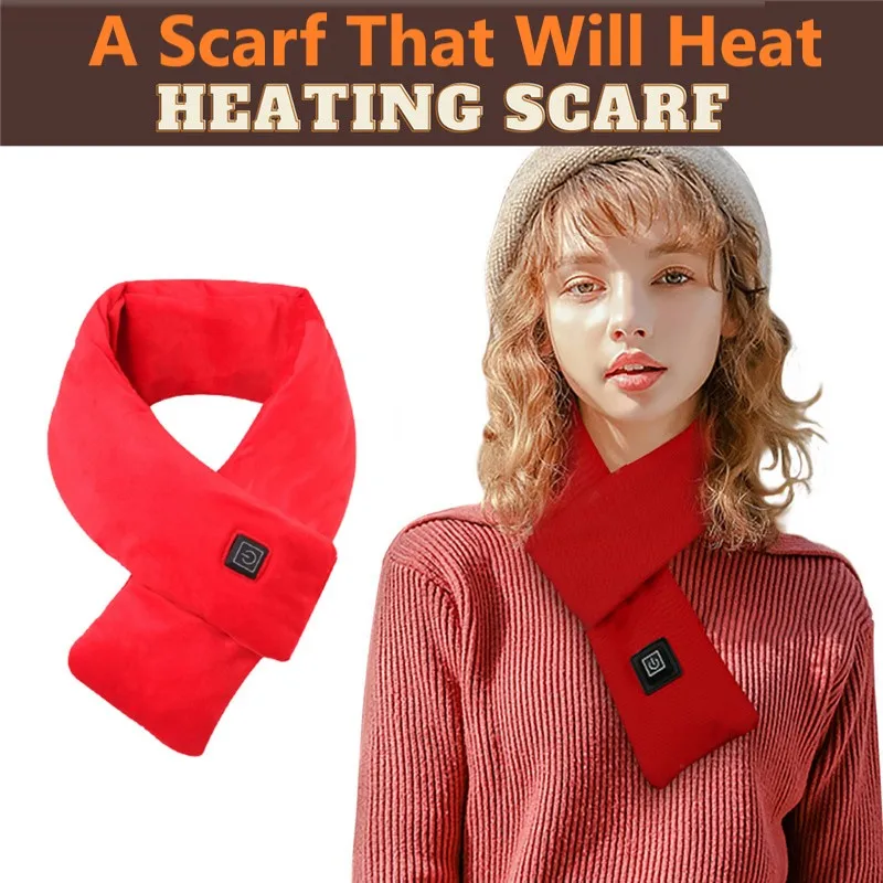 

New 3 Modes Temperature Control Heating Scarf The Best Gift For Your Parents Neck Warmer Washable Warm Items In Winter WHS