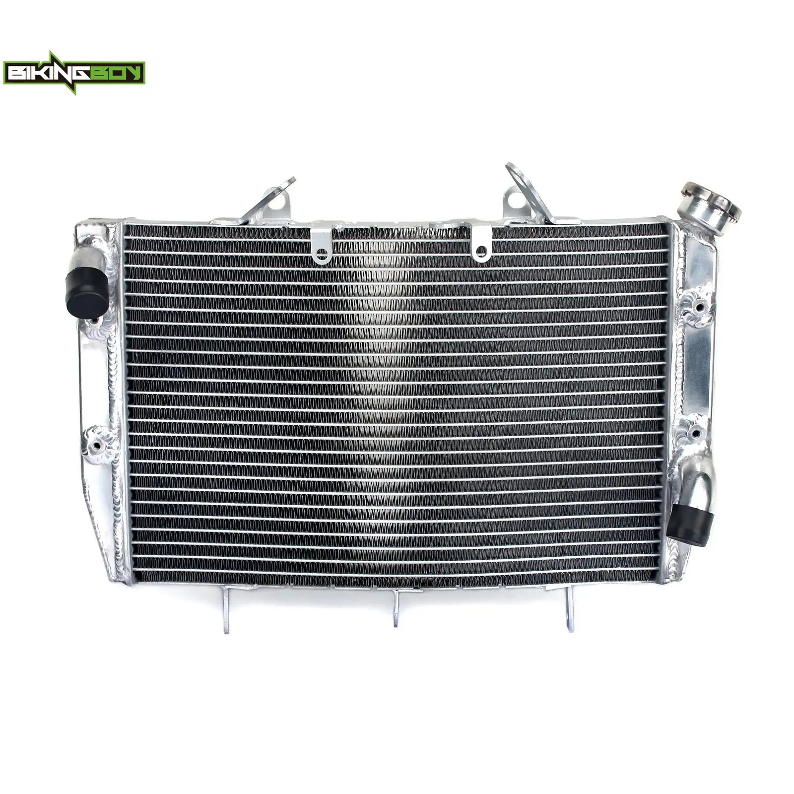 BIKINGBOY For Yamaha YZF R6 03 04 05 06 07 08 09 10 11 12 13 14 15 16 R6S 06-09 Radiator Engine Cooling Cooler Water Polished