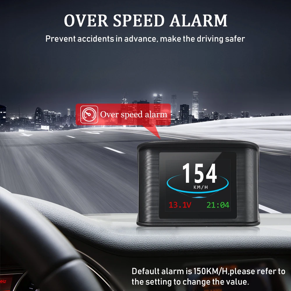 Universal Automobile On-board Computer Car Digital GPS OBD2 Driving Computer Display Speedometer Coolant Temperature Car Gauge