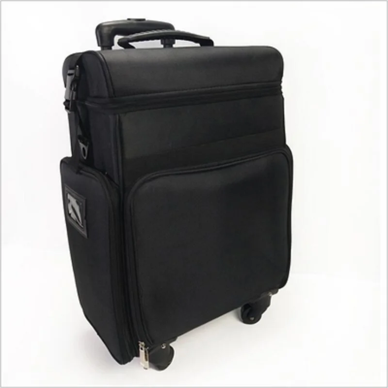 Professional And Lightweight  Multifunction Makeup Artist Rolling Luggage Manicure Beauty Hairdressing Makeup Suitcase