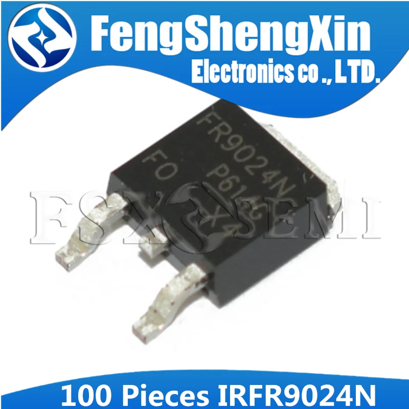 100pcs/lot IRFR9024 TO-252 FR9024 TO252 IRFR9024N IRFR9024NTRPBF IRFR9024NTR Power MOSFET