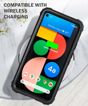 Odolné pancéřové pouzdro, odolné proti prachu, nárazům, pádům a poškrábání, odolný kryt pro Google Pixel 4A 5G/Pixel 5 10 nejlepší prodej pouzdro pro Pixel 4a - №3