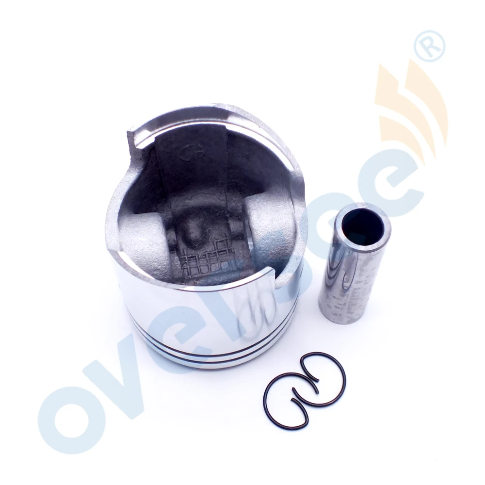 3B2-00001-0 Piston  For Tohatsu Nissan Outboard Motor 9.8HP 8HP 50MM 2T 3B2-00001 Piston Kit - STD Outboard Engine MERCURY 6HP