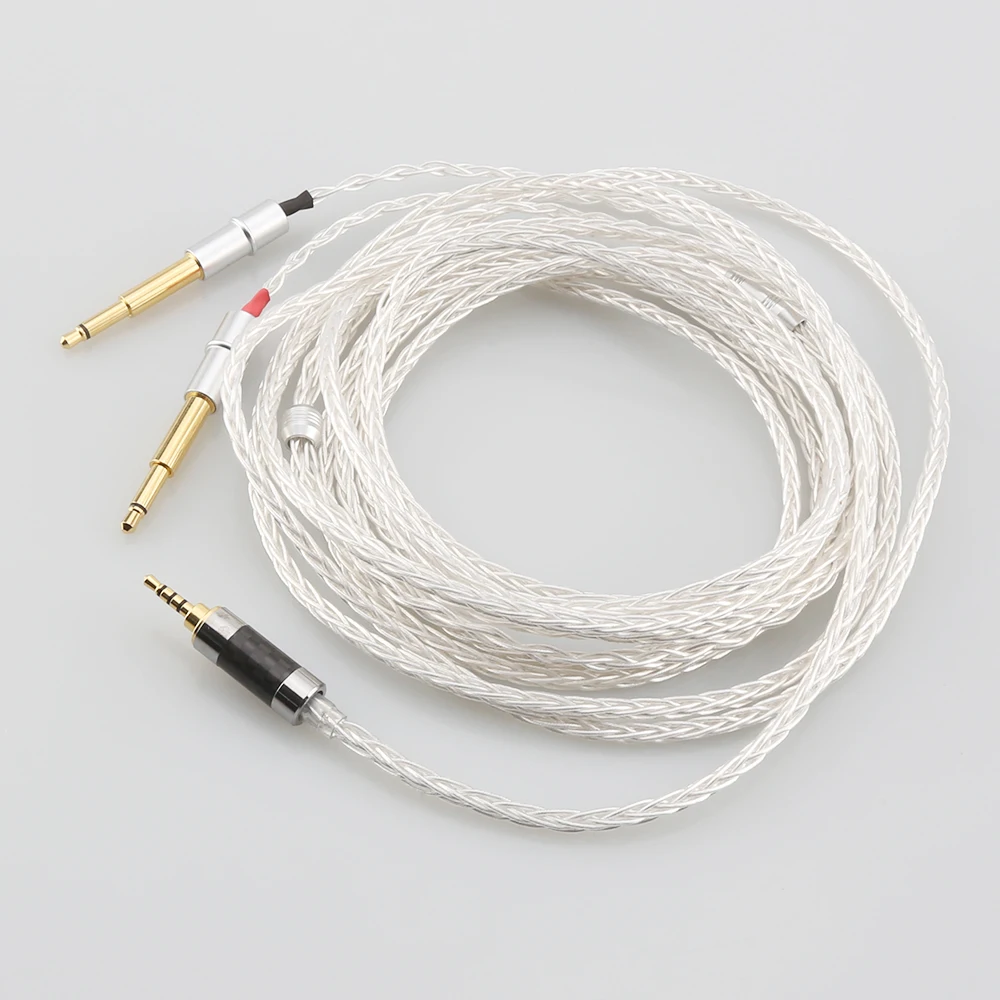 3,5mm 2,5mm 4,4mm xlr symmetrisches occ versilbertes Hifi-Kopfhörer-Upgrade-Kabel für Meze99-Klassiker 99neo neo noir