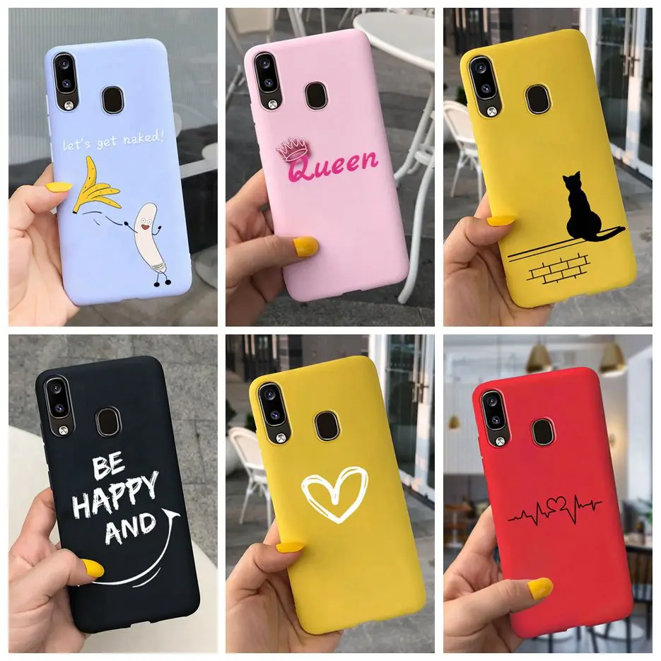 Case Voor Samsung Galaxy A40 Case A405F Soft Slim Shell Leuke Siliconen Cover Voor Samsung A40 Een 40 SM-A405F Telefoon gevallen Coque 5.9''
