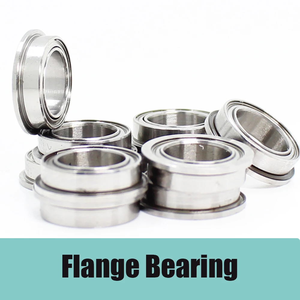 F683ZZ Bearing ABEC-5 (10PCS) 3*7*3 mm Flanged F683Z Ball Bearings F683 ZZ F618/3ZZ