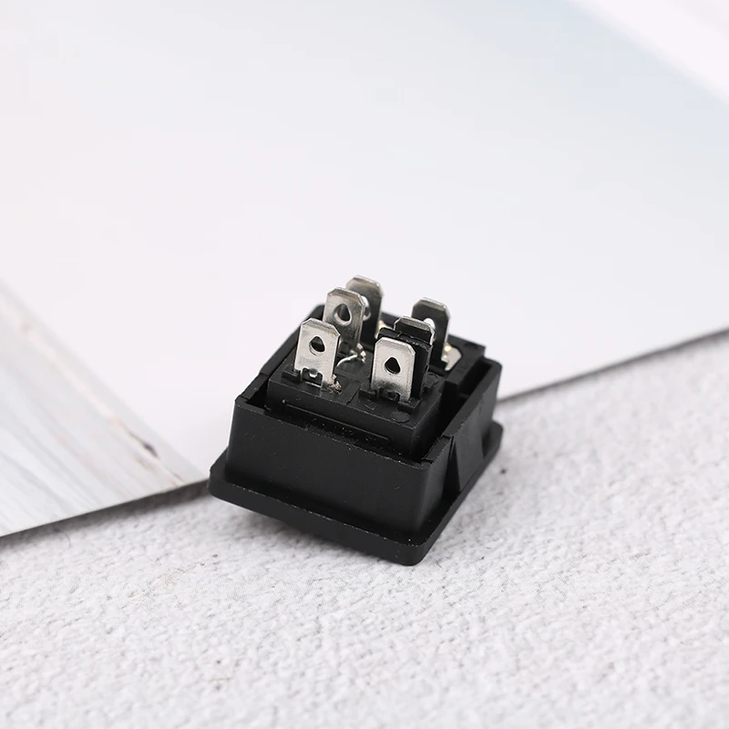 250V AC Red Rocker Switch Fused Inlet Power Socket Fuse Switch Connector Plug Connectors Dielectric Intensity