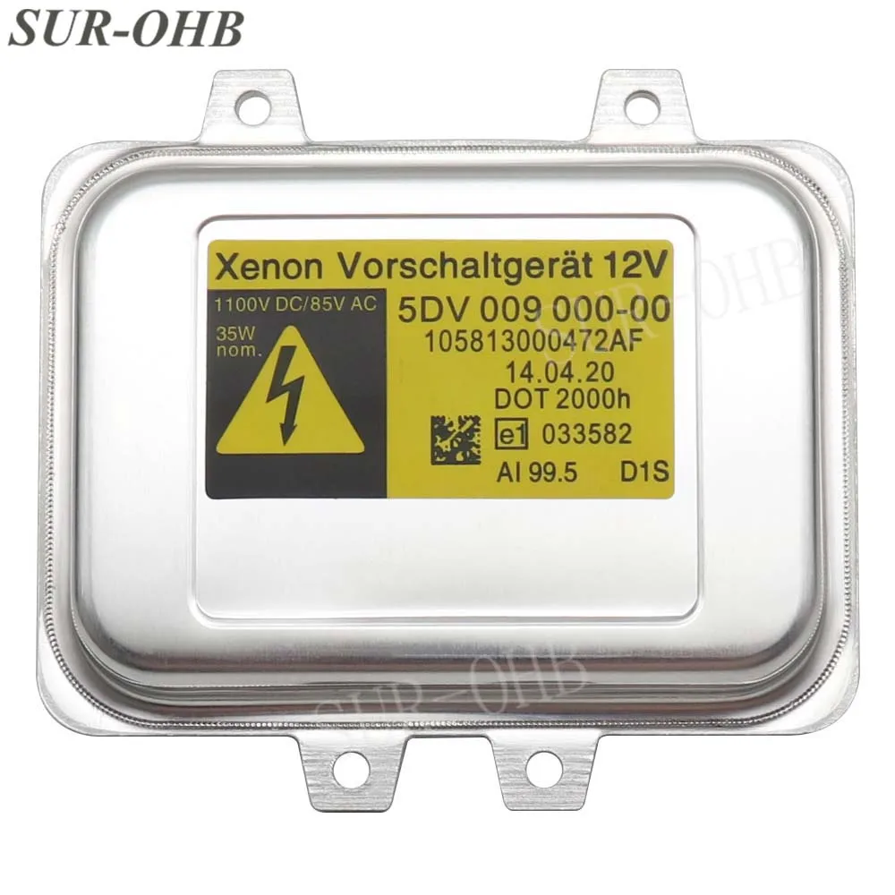 NEW! SUR-OHB Hel la G4 D1S/D1R Xenon HID Ballast 5DV 009 000-00 Headlight Unit Yellow sticker 105813000472AF for 5dv009 000 00