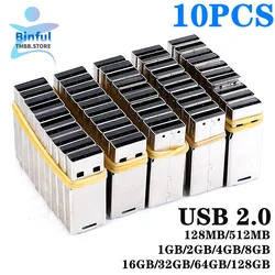 10PCS wholesale UPD Chip USB 2.0 chip 2GB 4G 8GB 16GB 32GB 64GB 128GB pendrive memory disk flash short universal board Udisk DIY