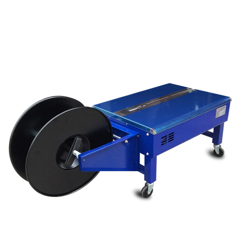 Empacotadores semiautomáticos de motor duplo, tensor mais grosso e poderoso, máquina de cintar caixa