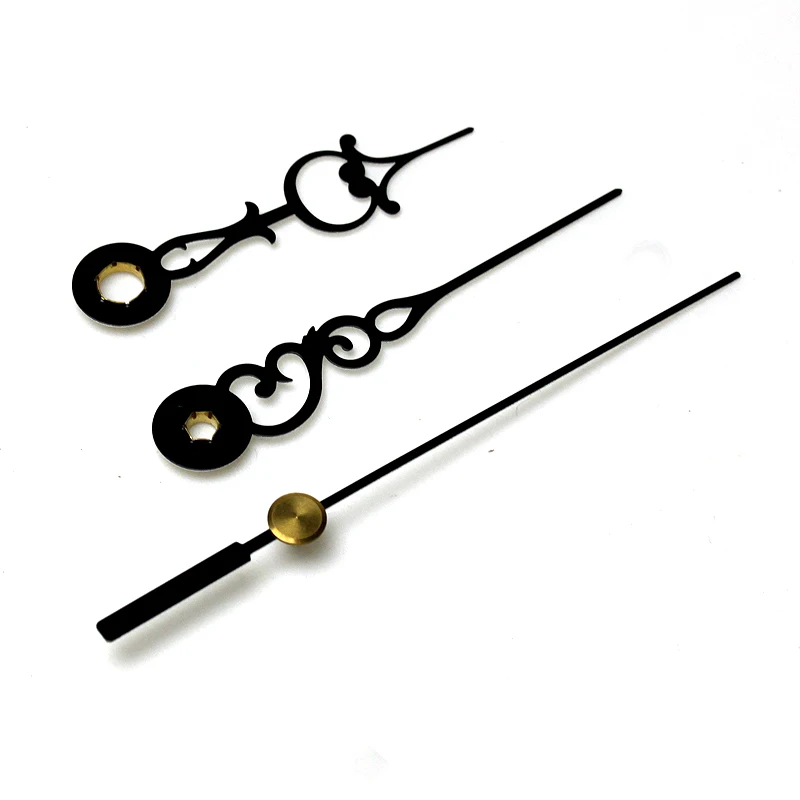 SKP Shaft Clock Hand 39# Quartz Clock Accessory DIY Black Short Hands Metal Aluminum Material High quality kits