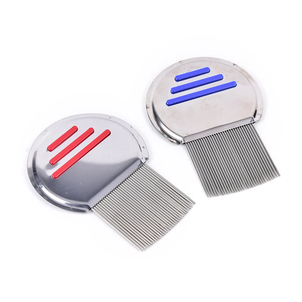 Stainless Steel Terminator Lice Comb Nit Free Kids Hair Rid Head lice Super Density Teeth Remove Nits Comb Multi Styles