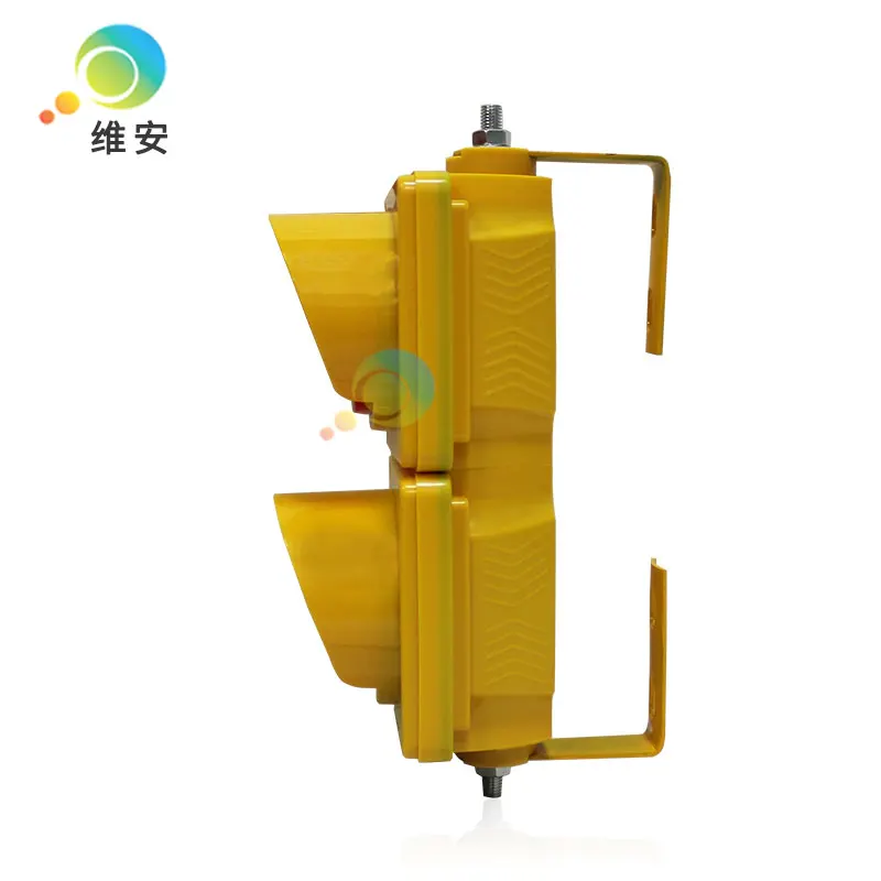 تخصيص 100 مللي متر إشارة المرور الضوء الأصفر الإسكان الأحمر الأخضر العدسات تيار مستمر 12 فولت DC24V AC85-265V لمعدات السلامة على الطرق