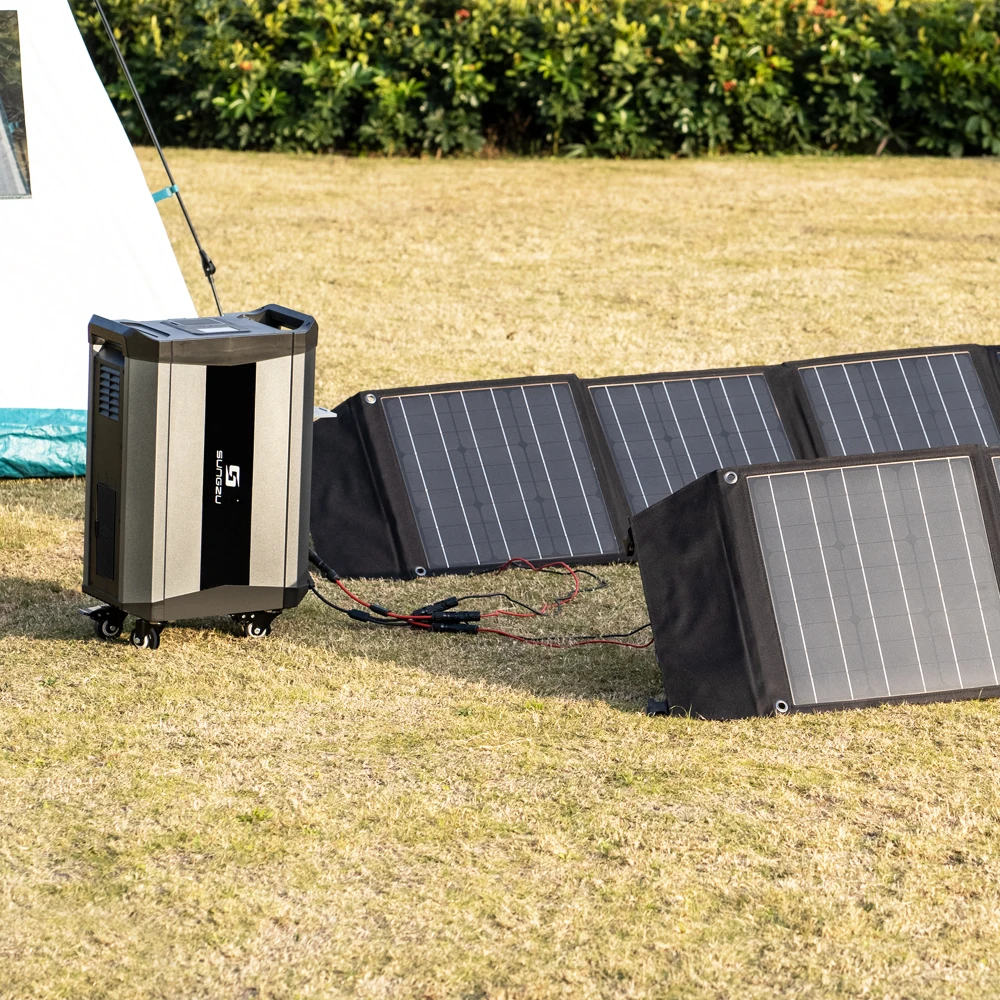 2021 innovative blau carbon lifepo4 5kw solar power system solar generator 6000w für notfall oder auto jump