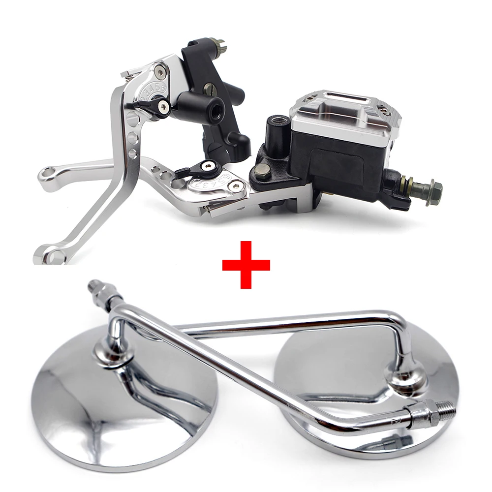 

Motorcycle Brake Clutch Lever Hydraulic Pump motorcycle mirror for honda monkey kawasaki ninja 250r yamaha tdm suzuki gladius