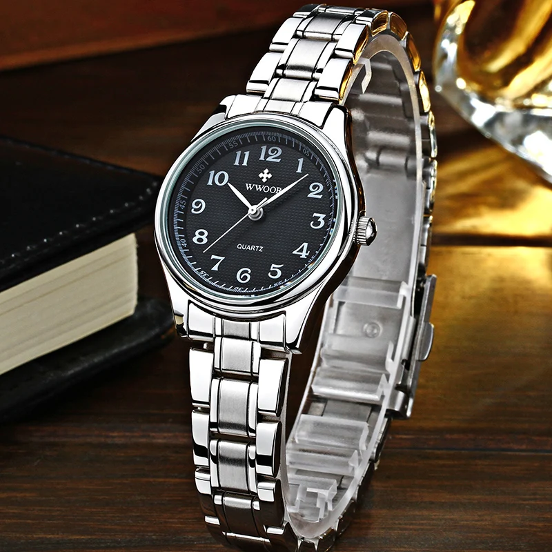 Montre Femme 2024 WWOOR Watch Women Number Dial Waterproof Small Women Watch Romantic Classic Quartz Bracelet Wrist Watch female