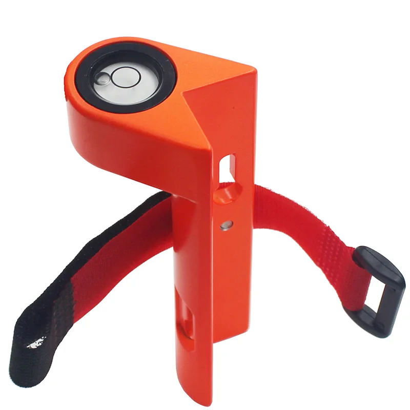 Imagem -04 - Ângulo Direito Espírito Nível Bolha Montagem Strap Buckle Óptica Niveler Portátil para Centring Rod Fibra de Carbono Pólo