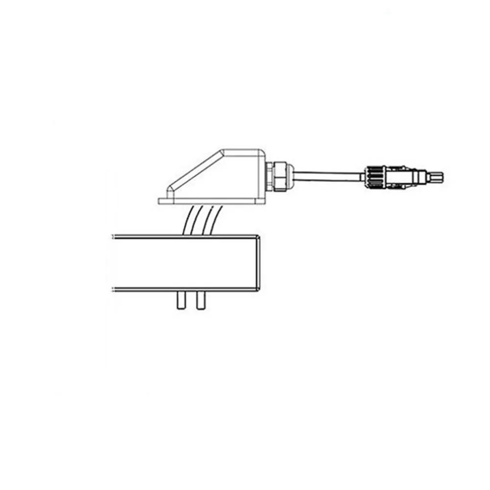 Single Wire Entry Gland Box Solar Panel Roof Wire Entry Gland Box Cable Motorhome White Single Hole RV Yacht Car Accessories