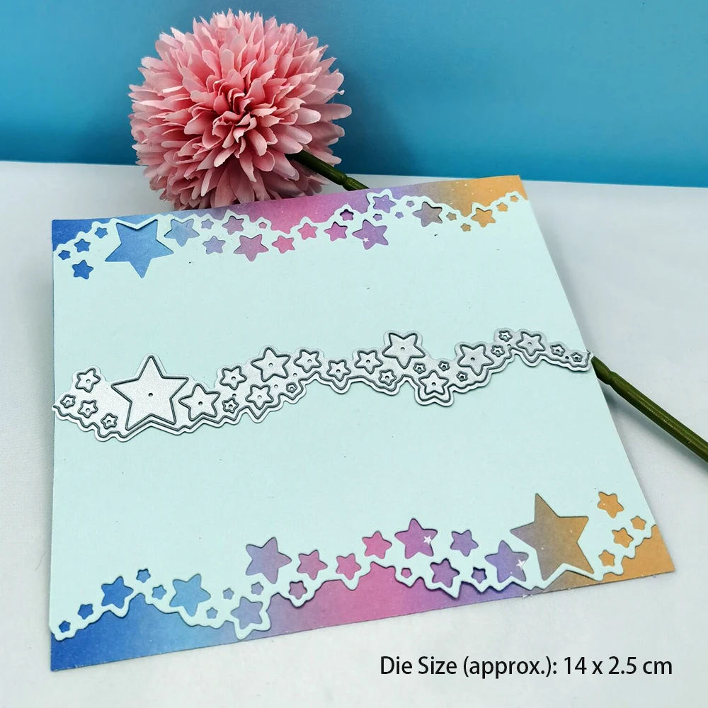 

Stars Cutting Dies Scrapbooking DIY Molds Paper Card Making Decor Craft Embossing Folder Cut Stencil Template Slimline Dies New